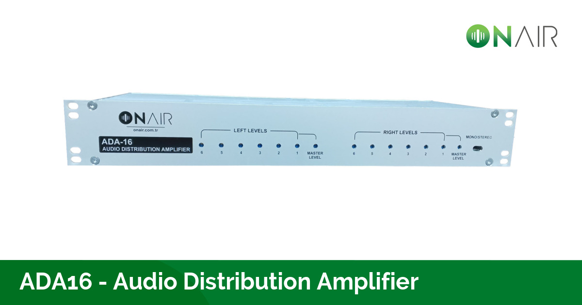 ADA16 Audio Distribution Amplifier Products ONAIR