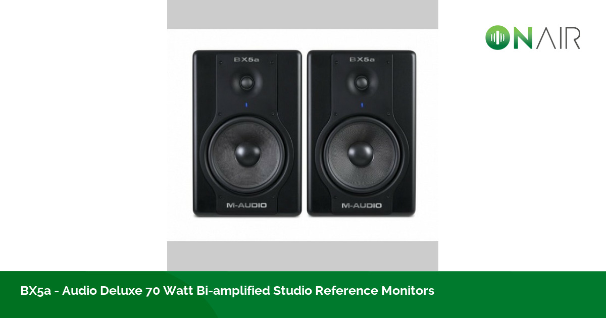 M-Audio Studiophile BX5a Powered Monitor Mixing outlet Speaker BuiltIn Amplifier SINGLE