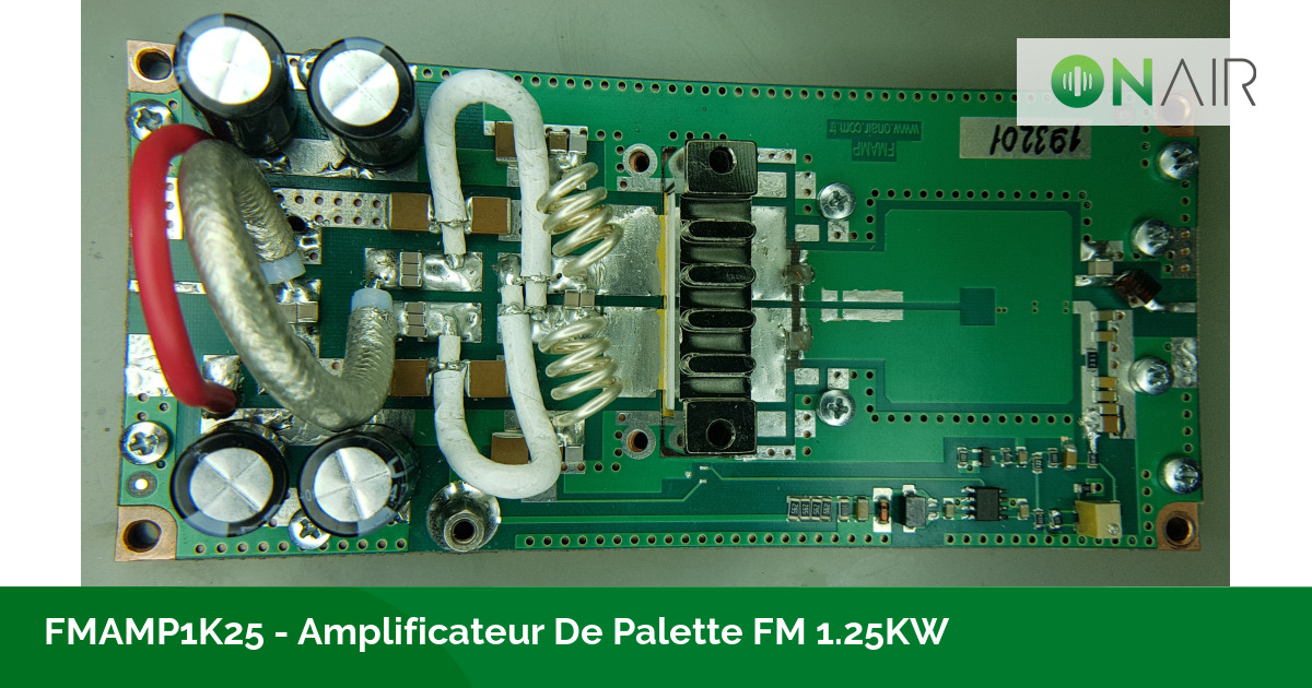 Fmamp K Amplificateur De Palette Fm Kw Produits Onair