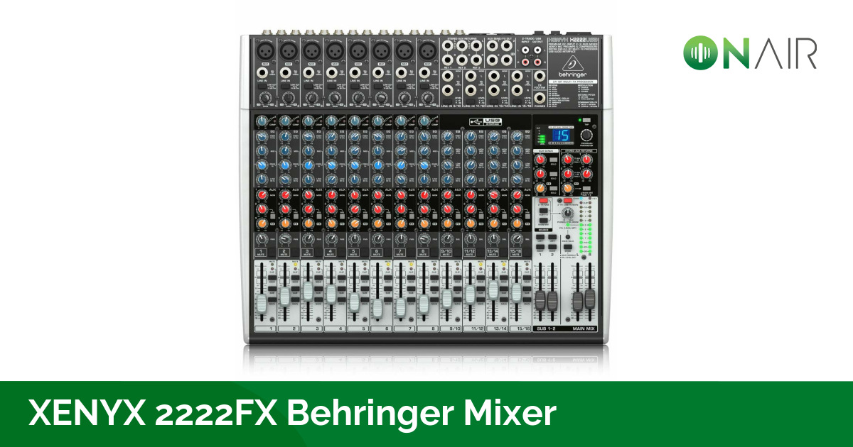 Xenyx Fx Behringer Mixer Produk Onair