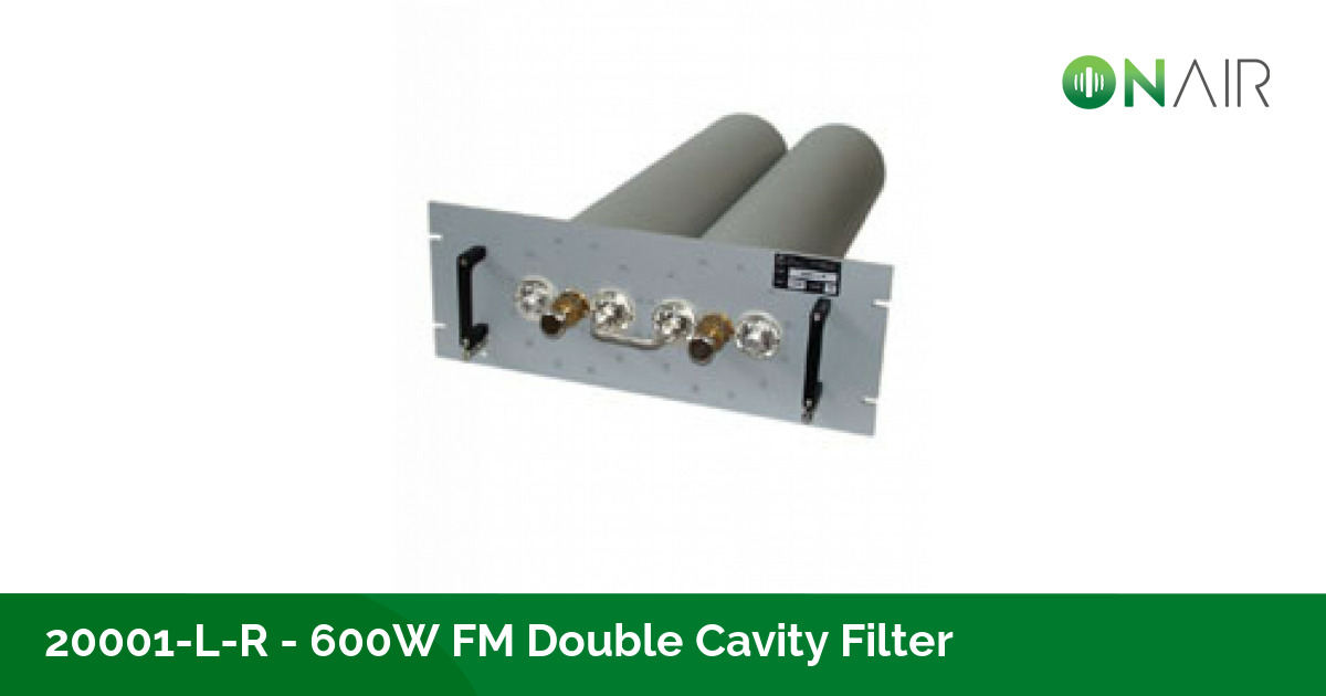 BPF2600R 600W FM Double Cavity Filter Products ONAIR