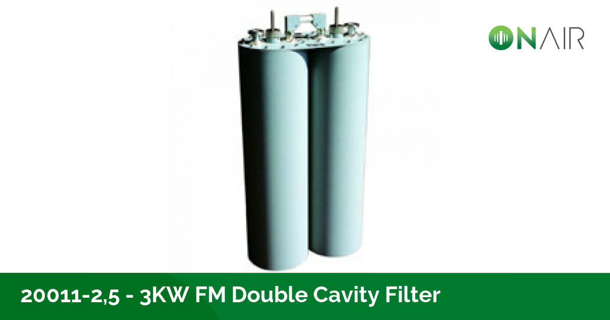 BPF23K 3KW FM Double Cavity Filter Products ONAIR