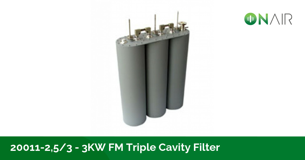 BPF33K 3KW FM Triple Cavity Filter Products ONAIR