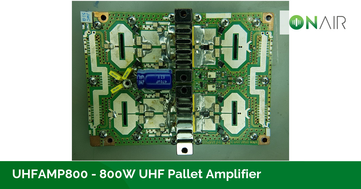 UHFAMP800 800W UHF Pallet Amplifier Products ONAIR