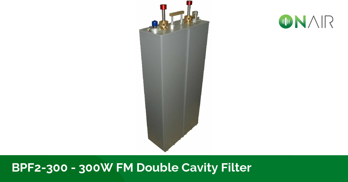 BPF2300 300W FM Double Cavity Filter Products ONAIR