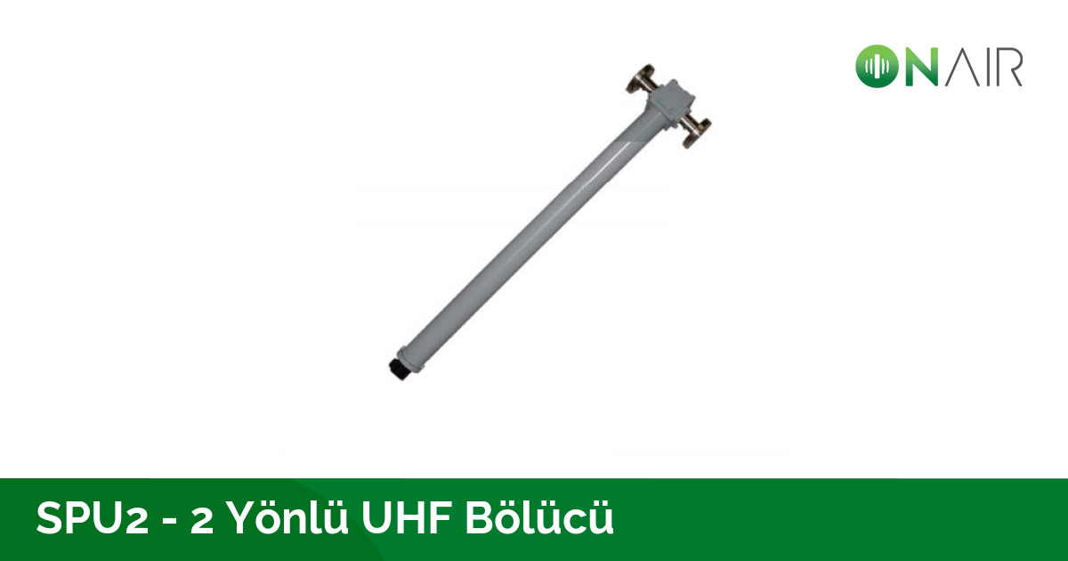SPU2 - 2 Yönlü UHF Bölücü - Ürünler - OnAir